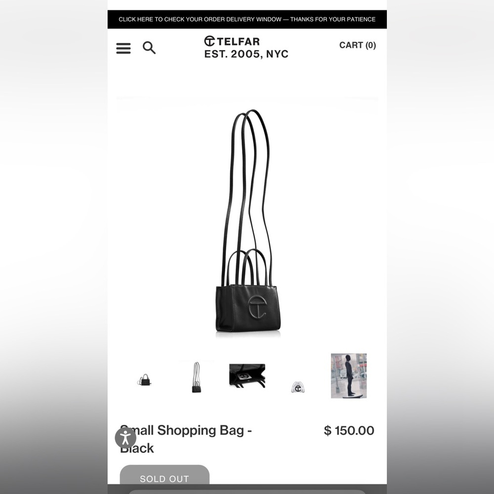 Telfar small shopping bag